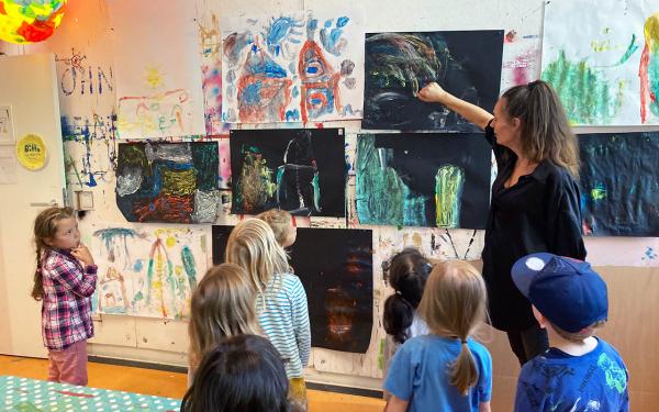 Die Kinderkunstgruppe des Kitanetzwerkes Kiezanker 36 Deutscher Kitapreis 2023