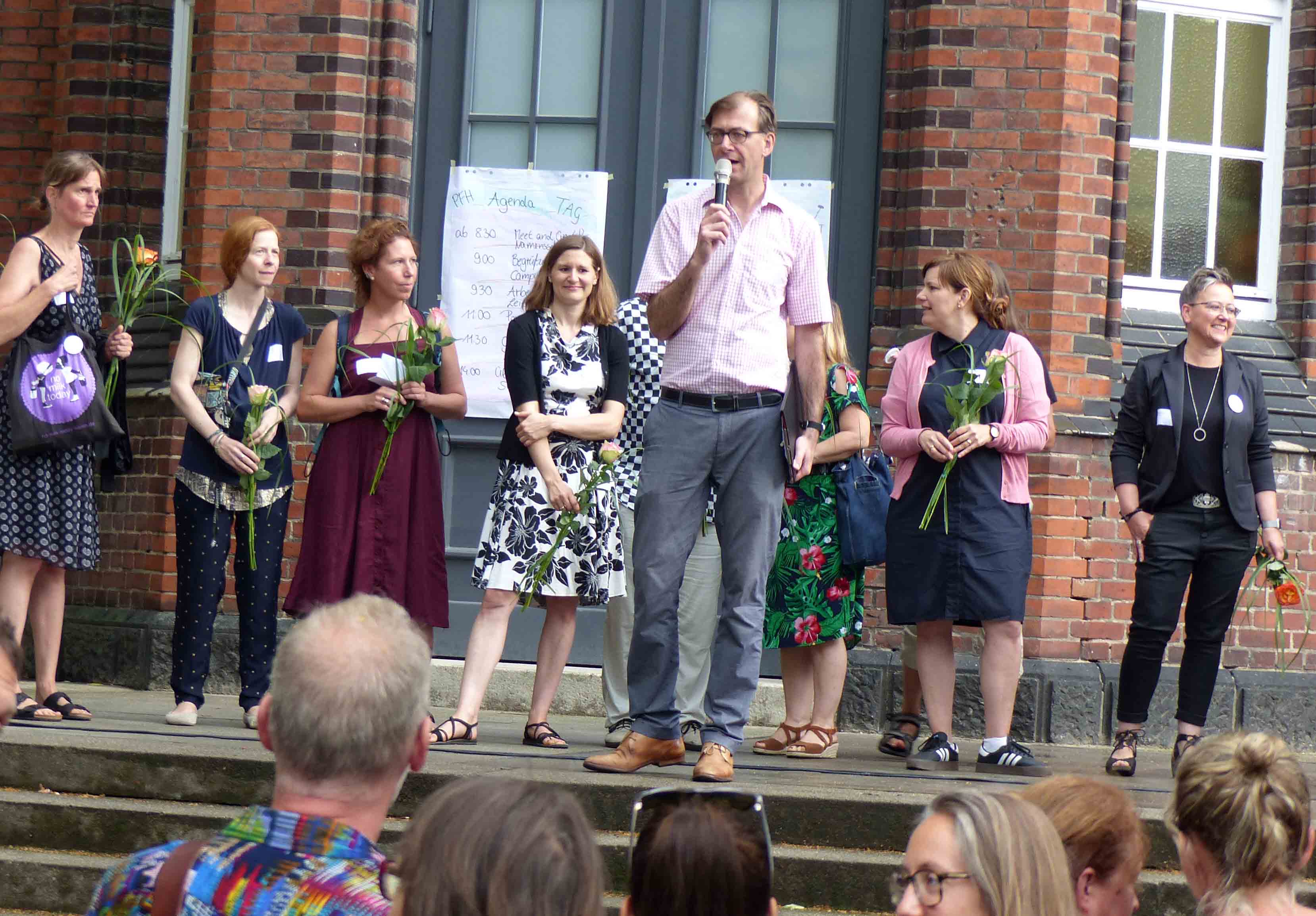 PFH-Tag 2019. Bei der jährlichen Weiterbildung für alle Mitarbeiter*innen des Pestalozzi-Fröbel-Hauses stand in diesem Jahr die Leitbildentwicklung im Mittelpunkt.