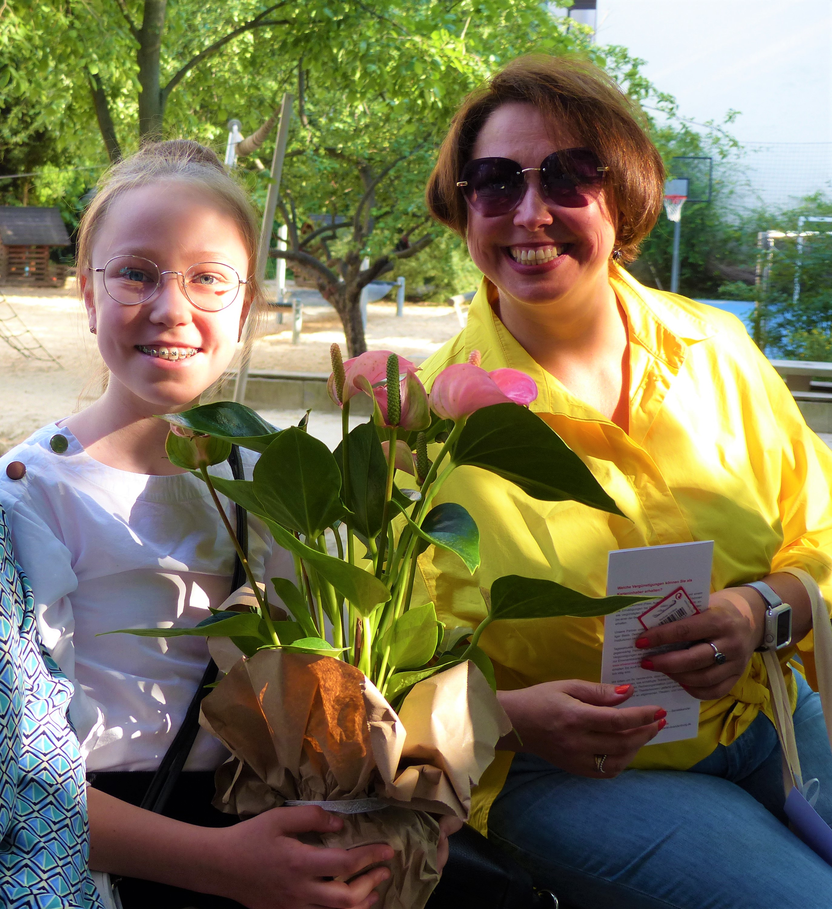 Nadja Martyusova mit Tochter