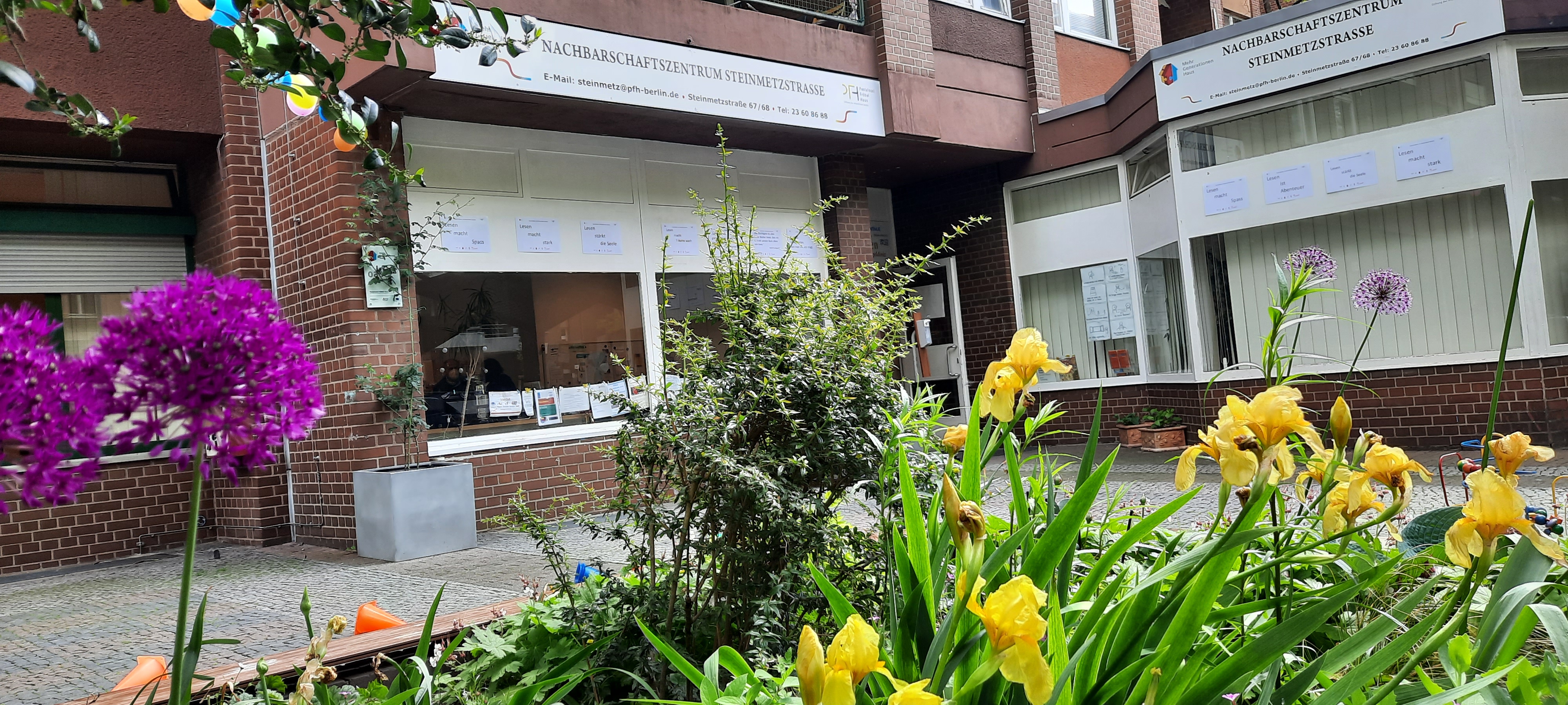 Nachbarschaftszentrum Eingang