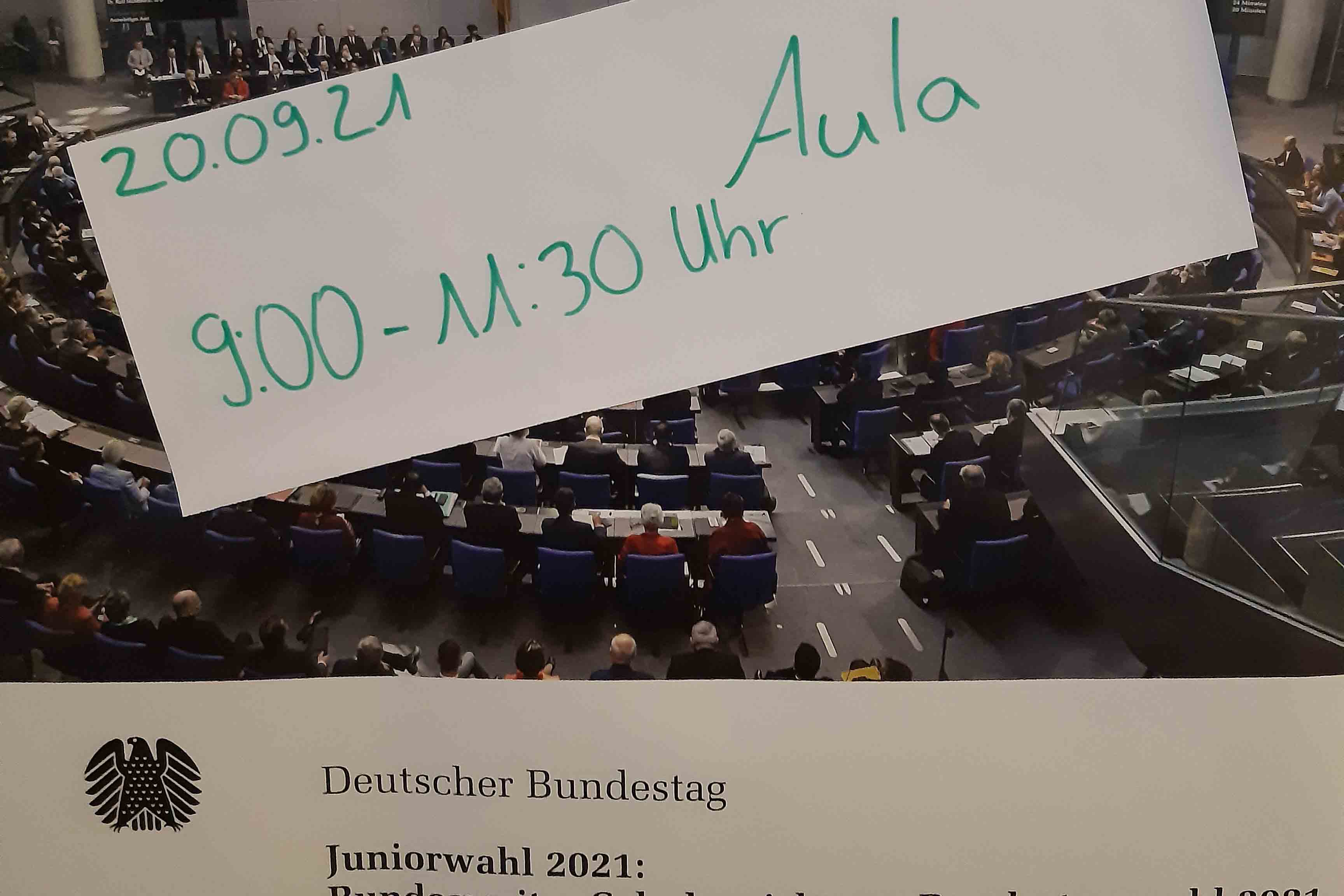 Juniorwahlen im Pestalozzi-Fröbel-Haus Berlin, September 2021