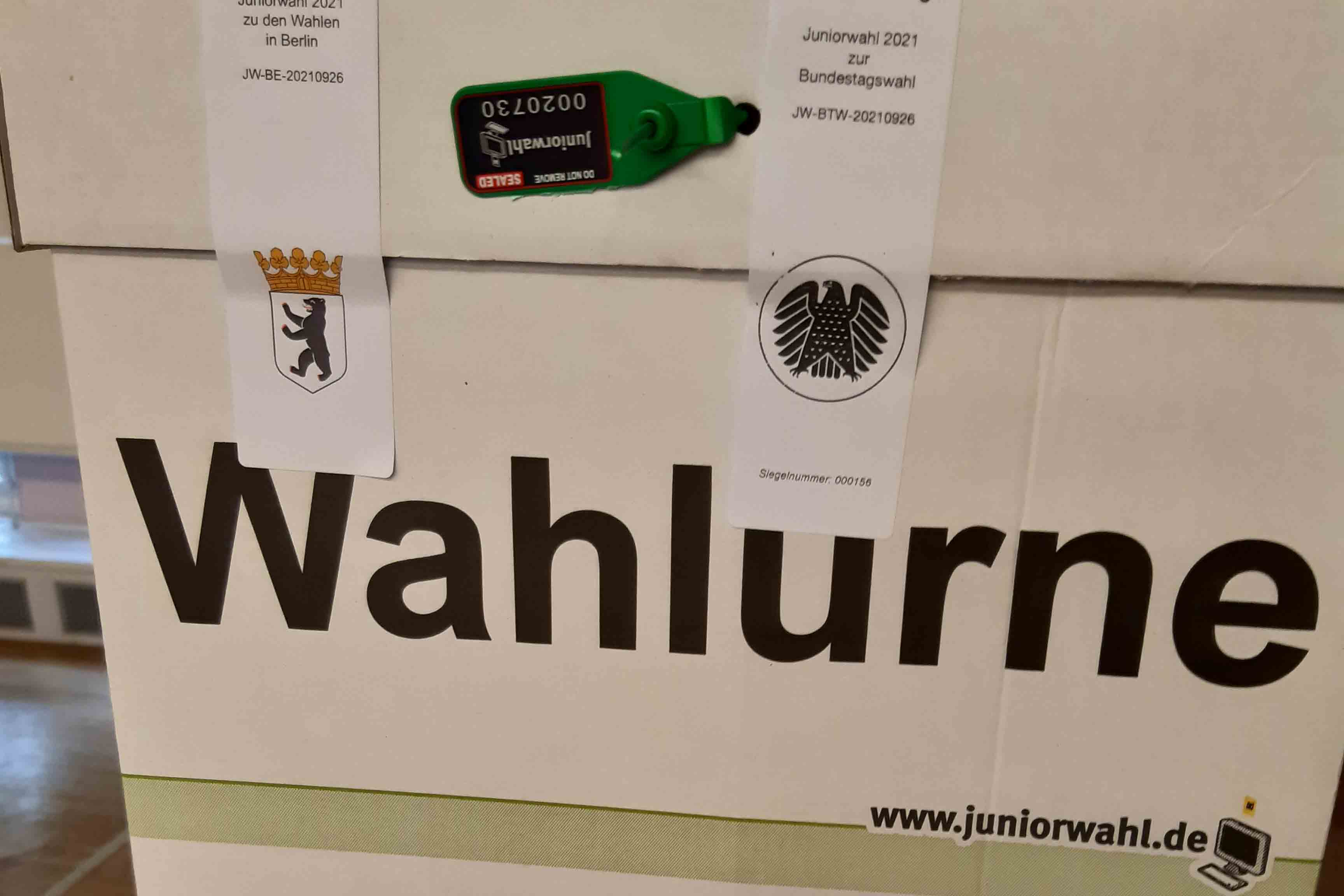 Juniorwahlen im Pestalozzi-Fröbel-Haus Berlin, September 2021