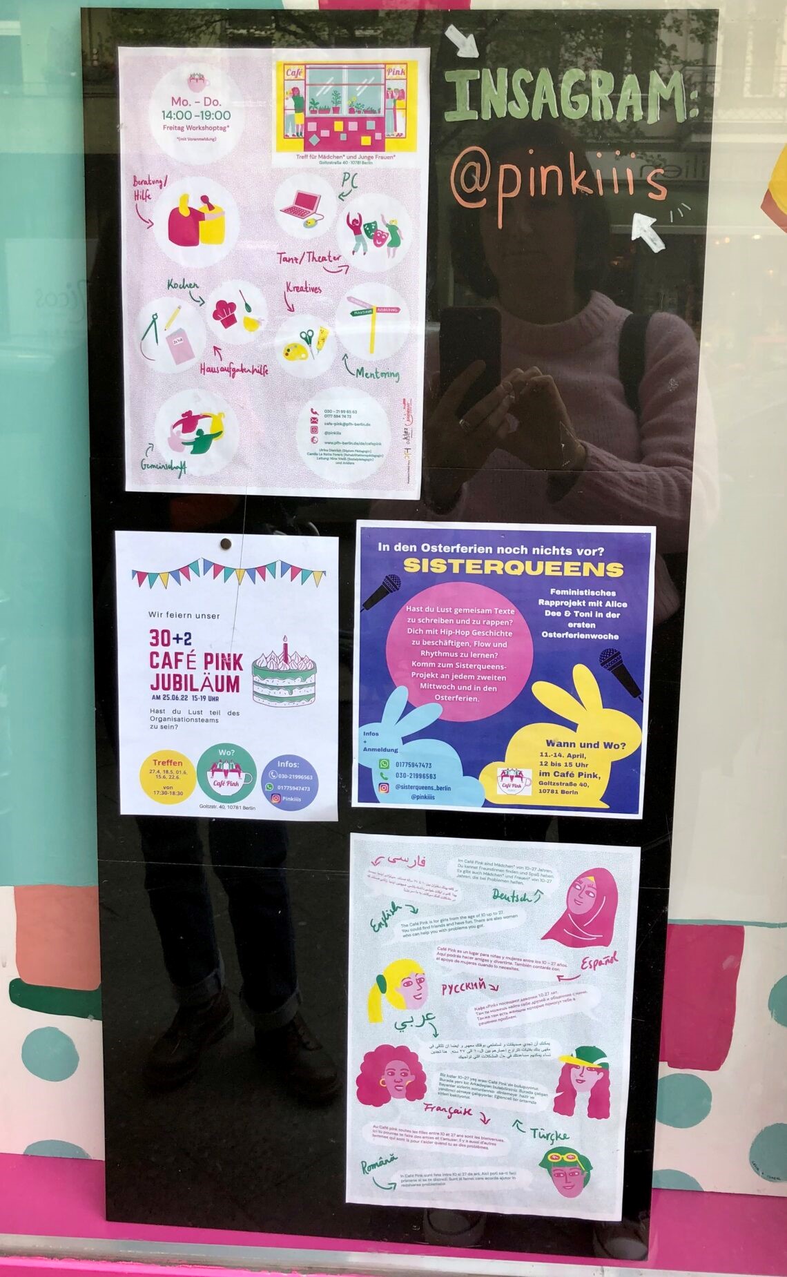 Cafe Pink Jubiläum Vorbereitung 2