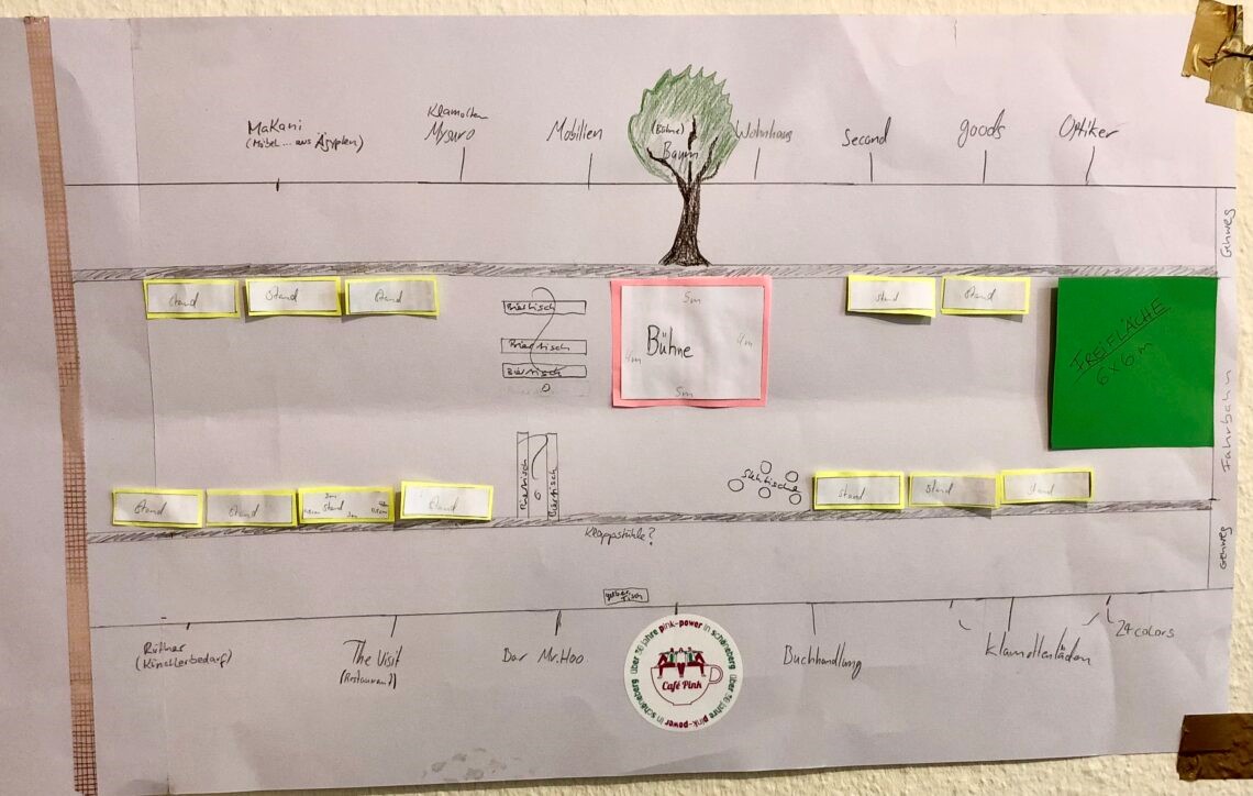 Cafe Pink Jubiläum Vorbereitung 4