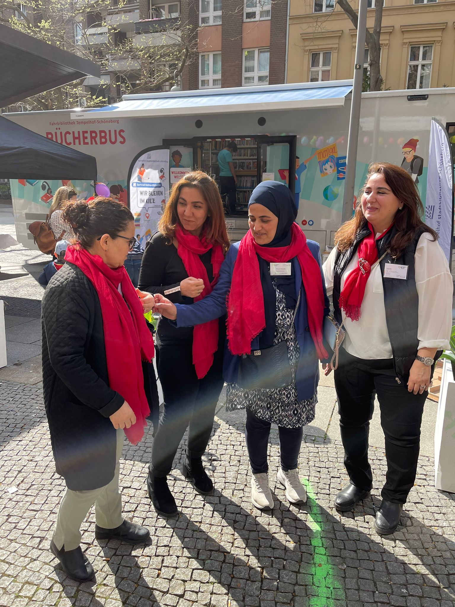Stadtteilmütter beim Lesefest