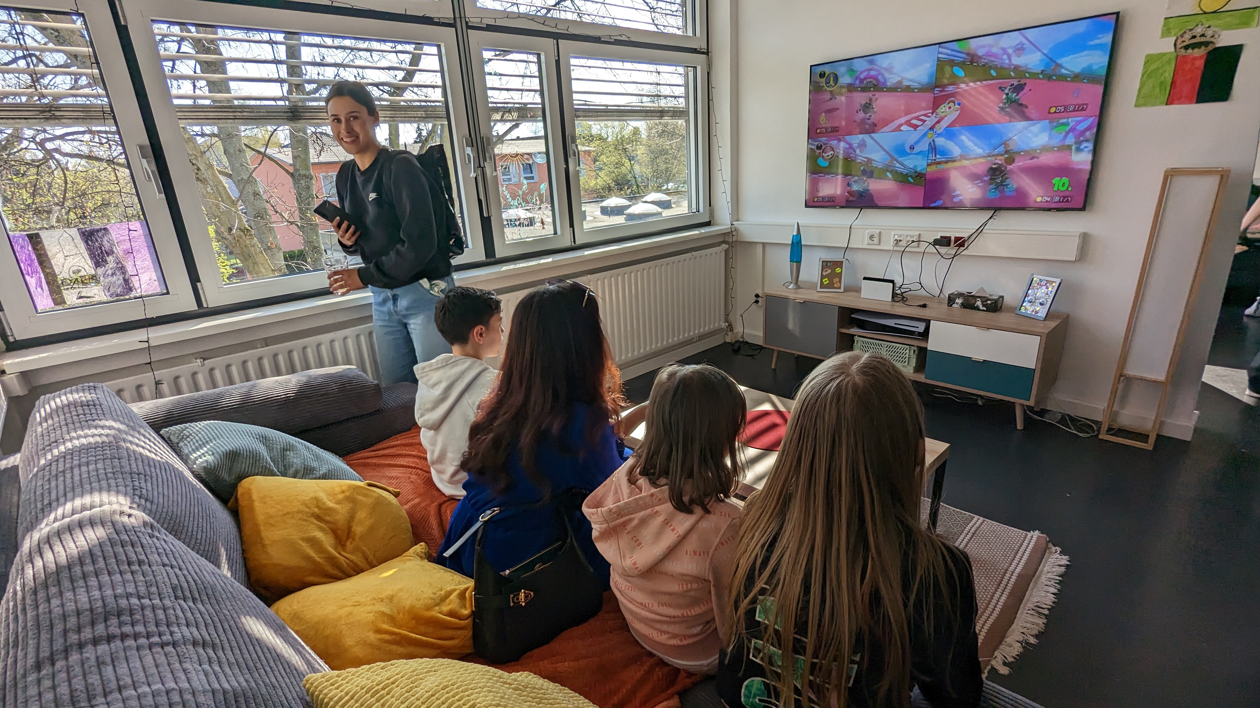 Eröffnung des Mädchentreffs Firefly. Pestalozzi-Fröbel-Haus Berlin, 21. April 2023