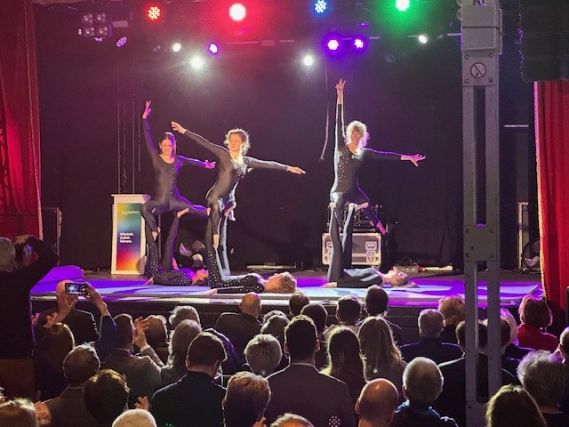 Auftgritt Juxirkus DPW-Empfang