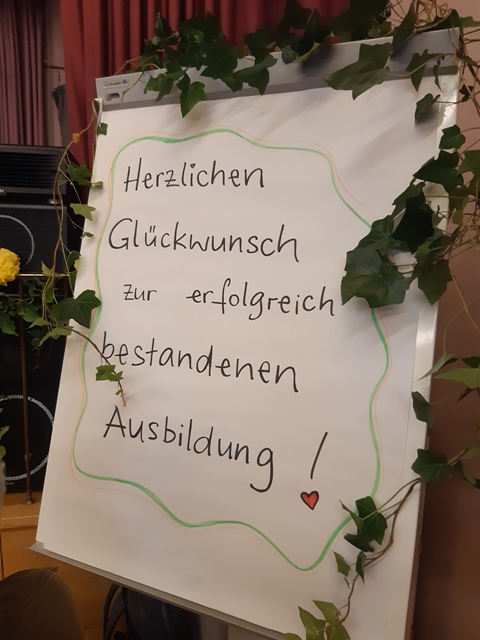 Abschlussfeier Schule