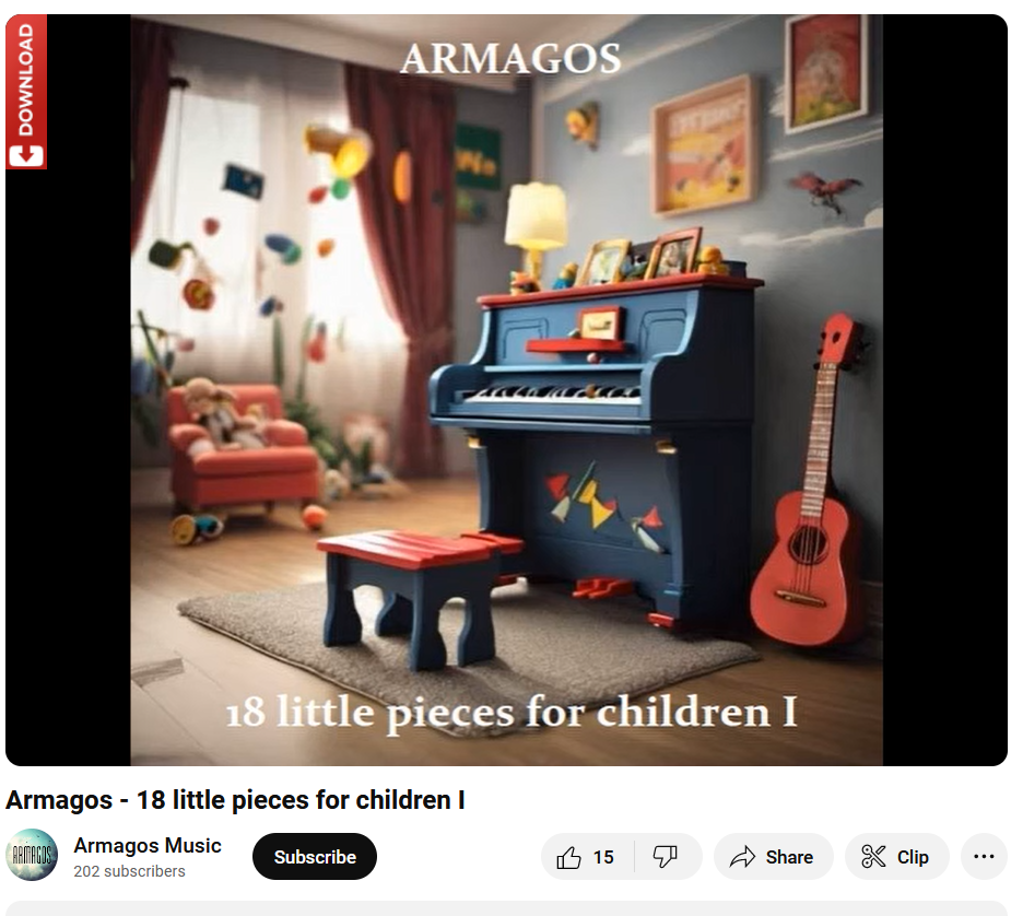 Die Musik, die wir für das Projekt verwendet haben