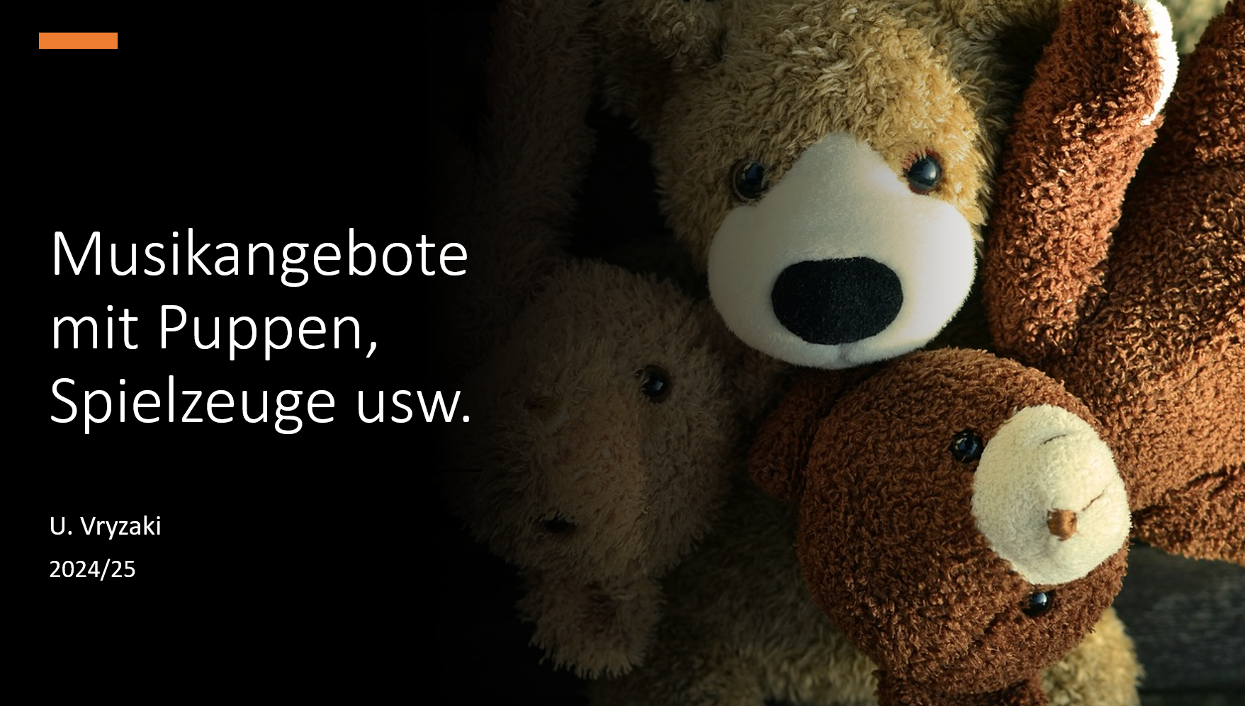 Projekt: Musikangebote mit Puppen 