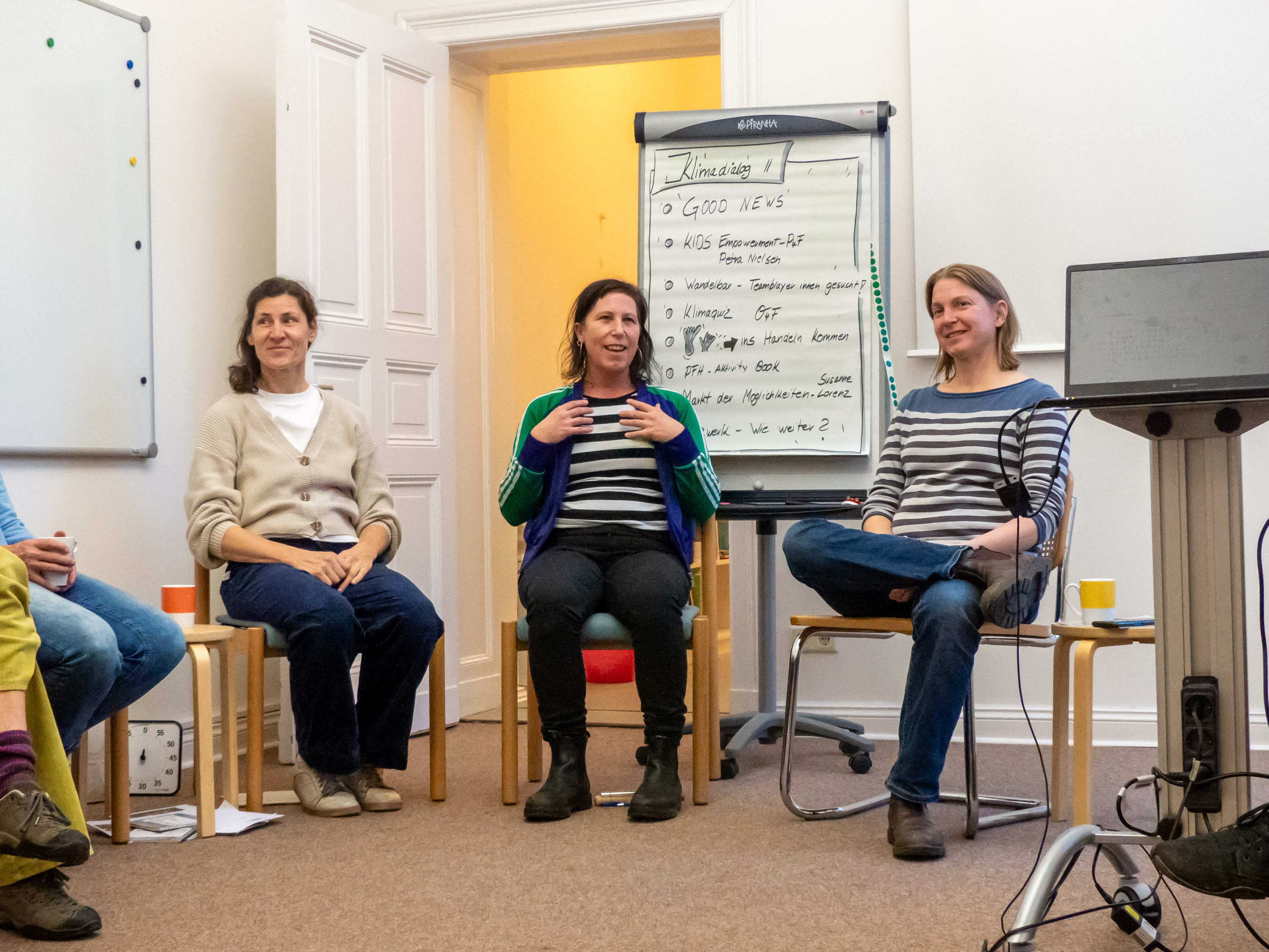 Klimadialog, Austausch