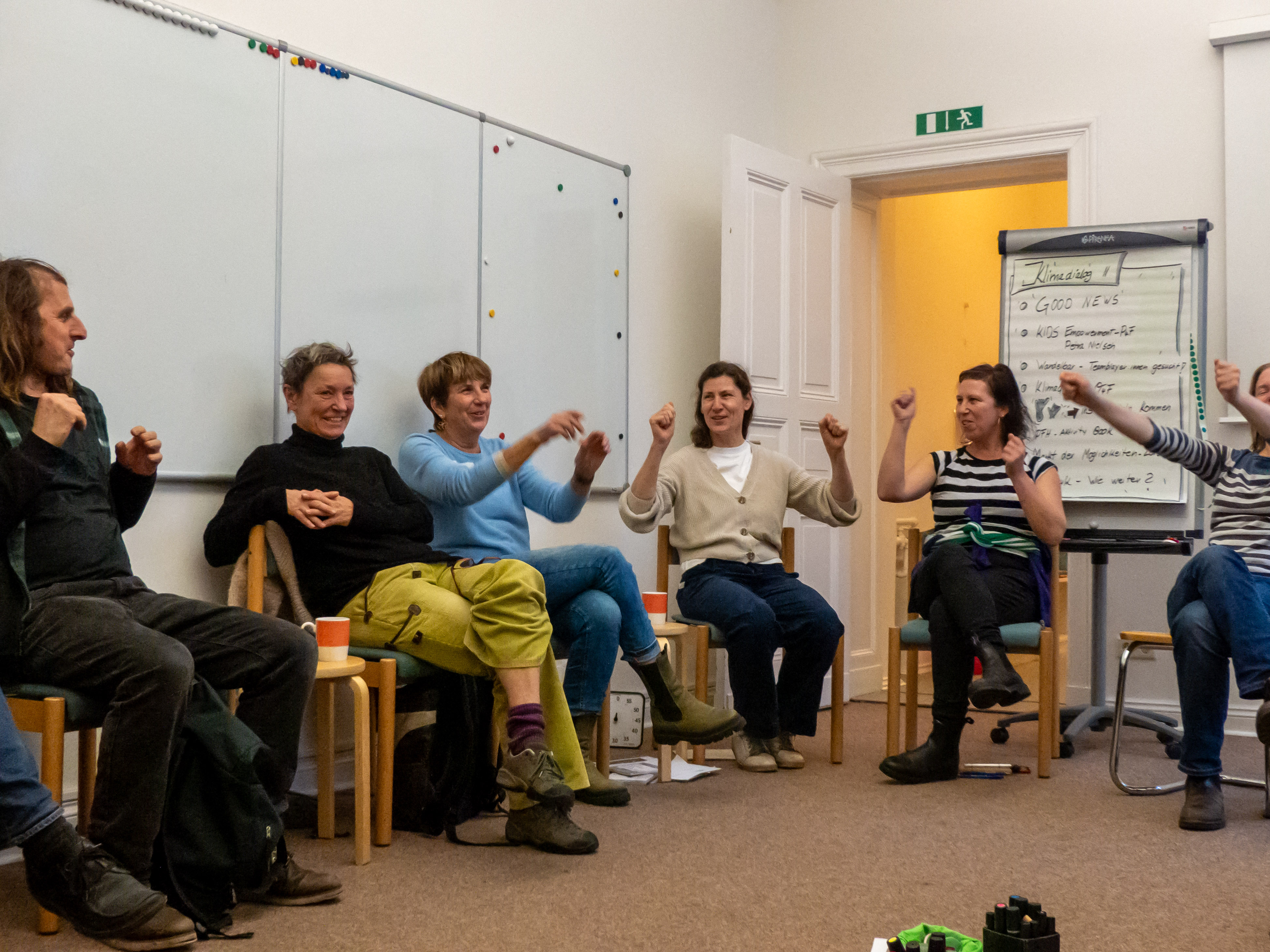 Klimadialog, Austausch