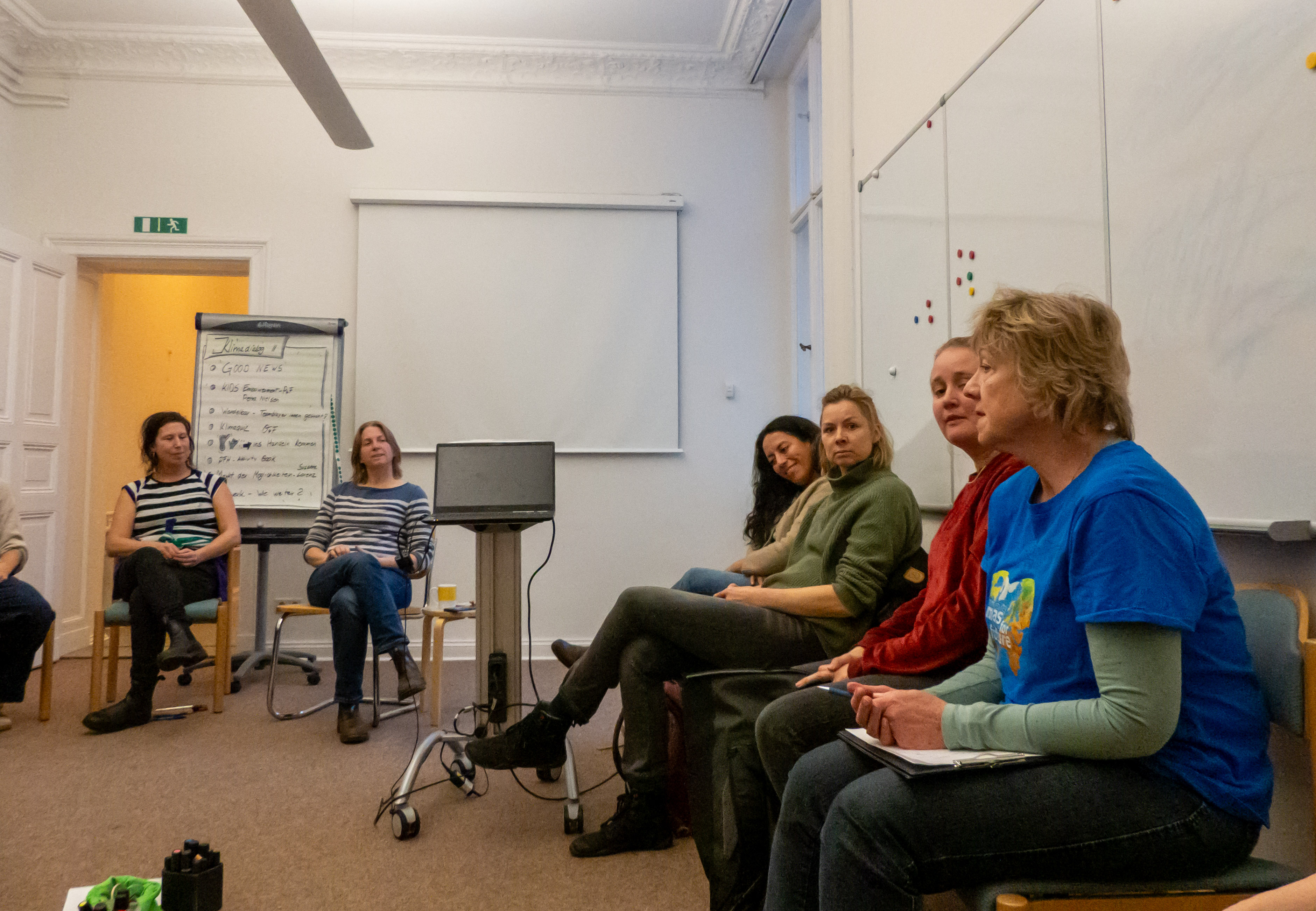 Klimadialog, Austausch