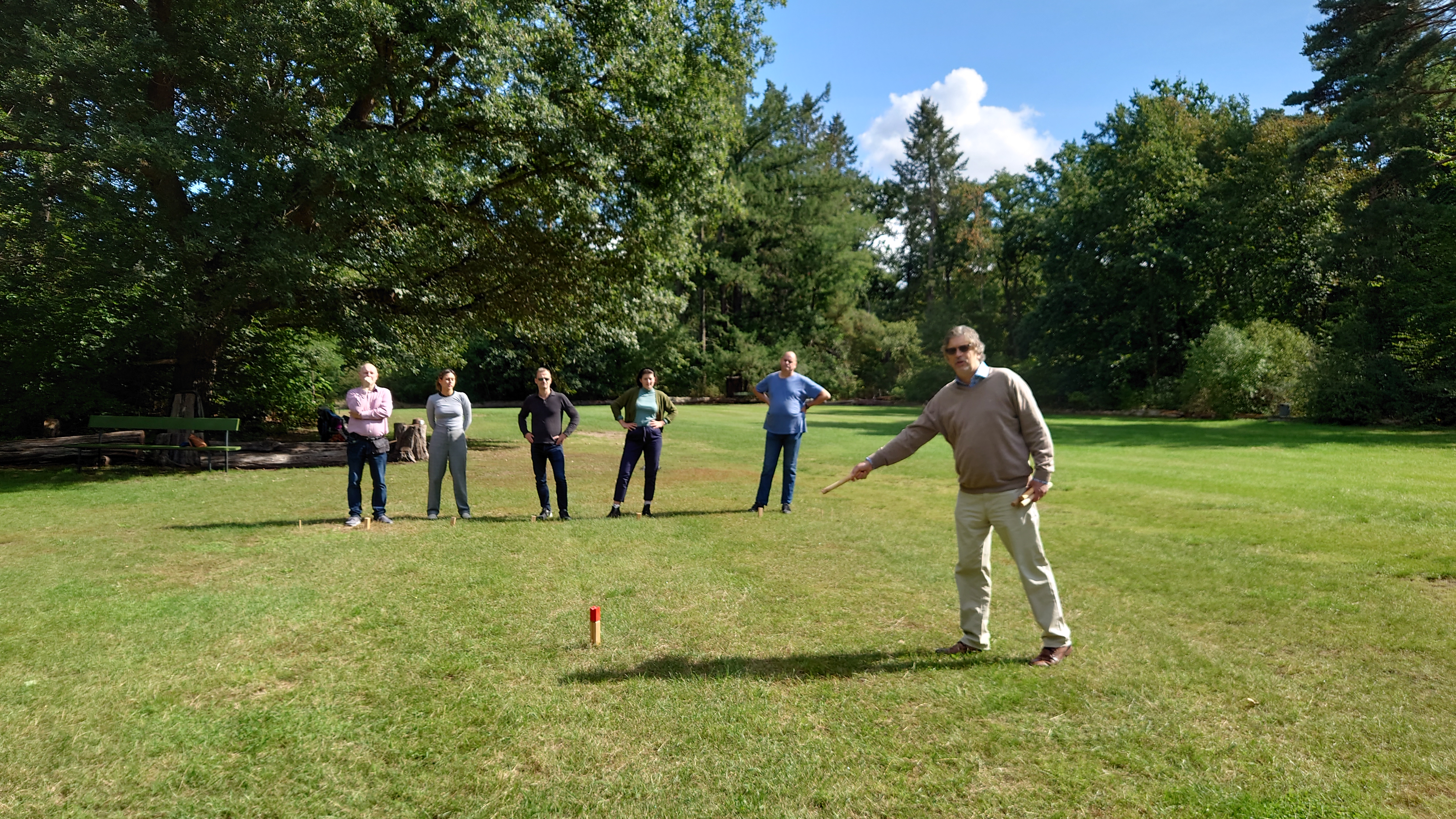 Prof. Ludger Pesch auf dem Golfplatz