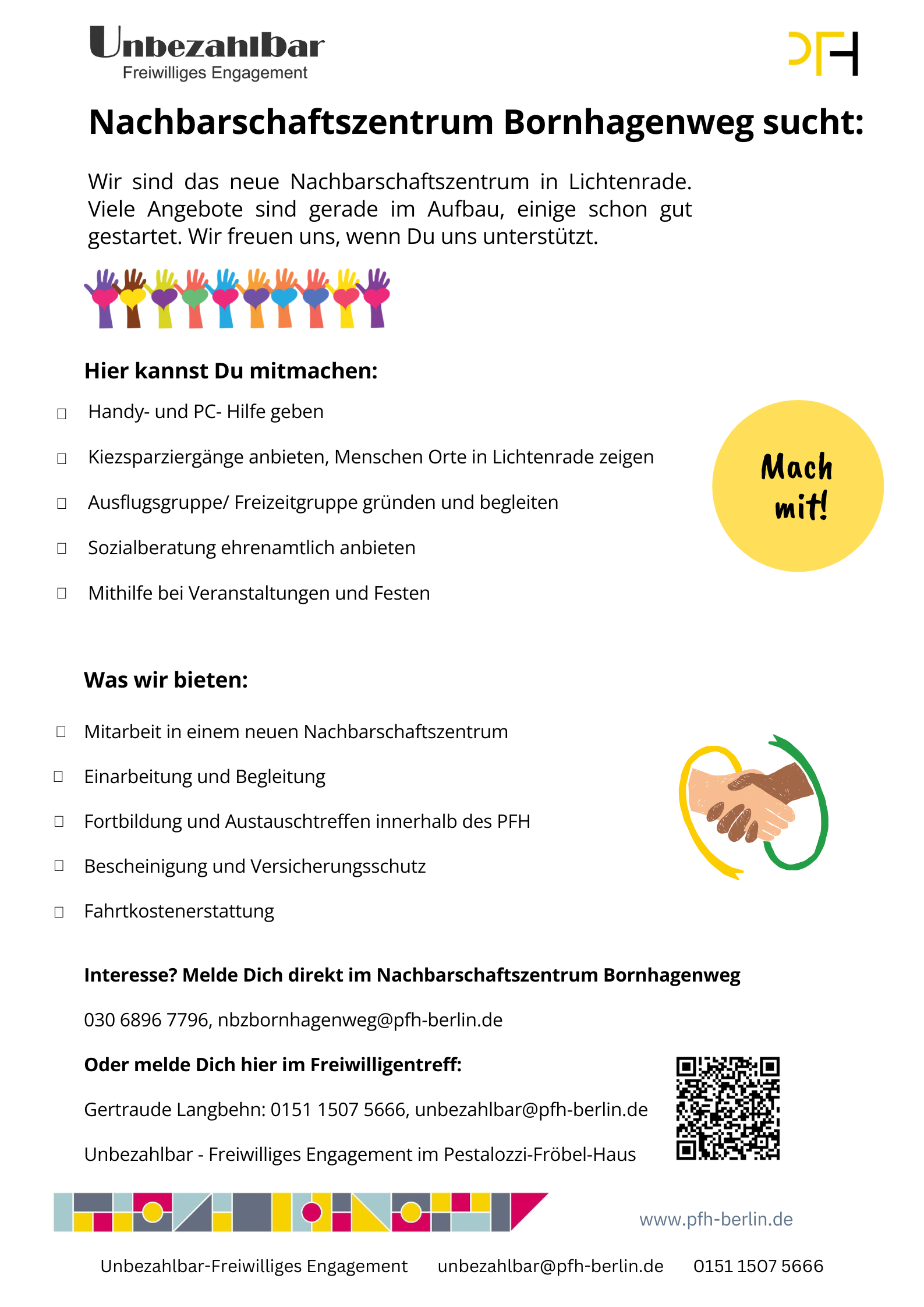 Mach mit im Bornhagenweg