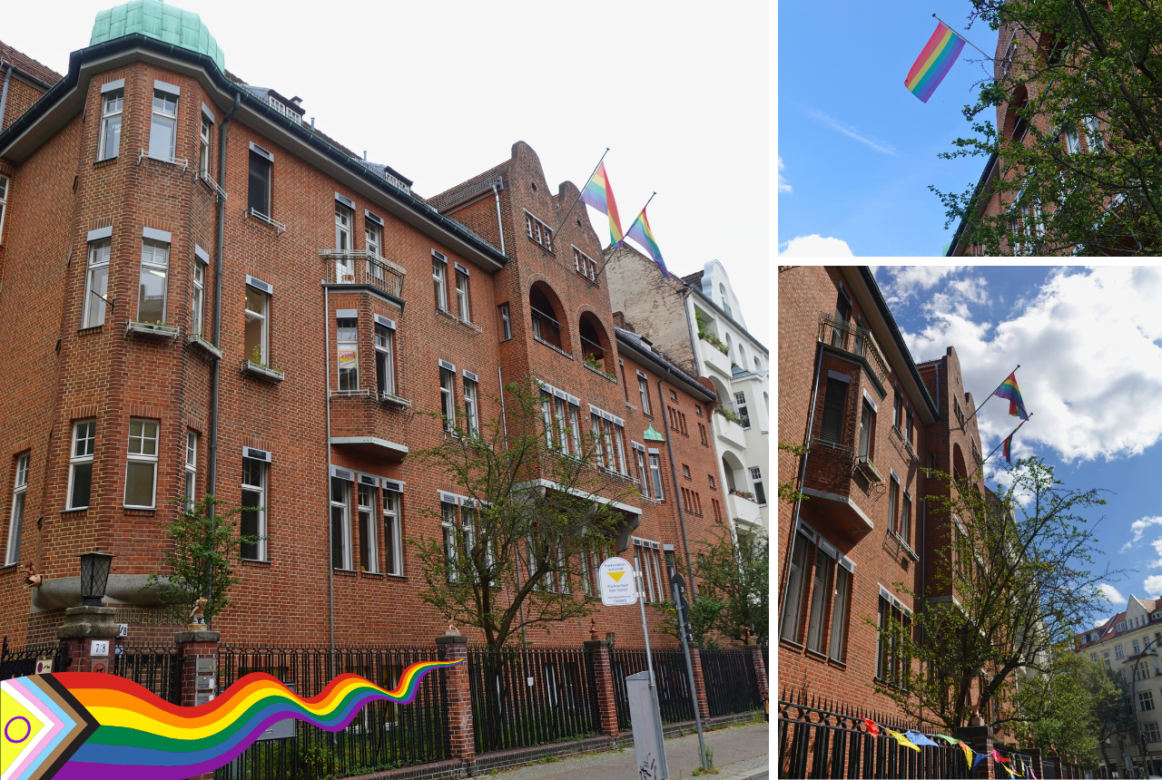 Flagge Pride Month am PFH