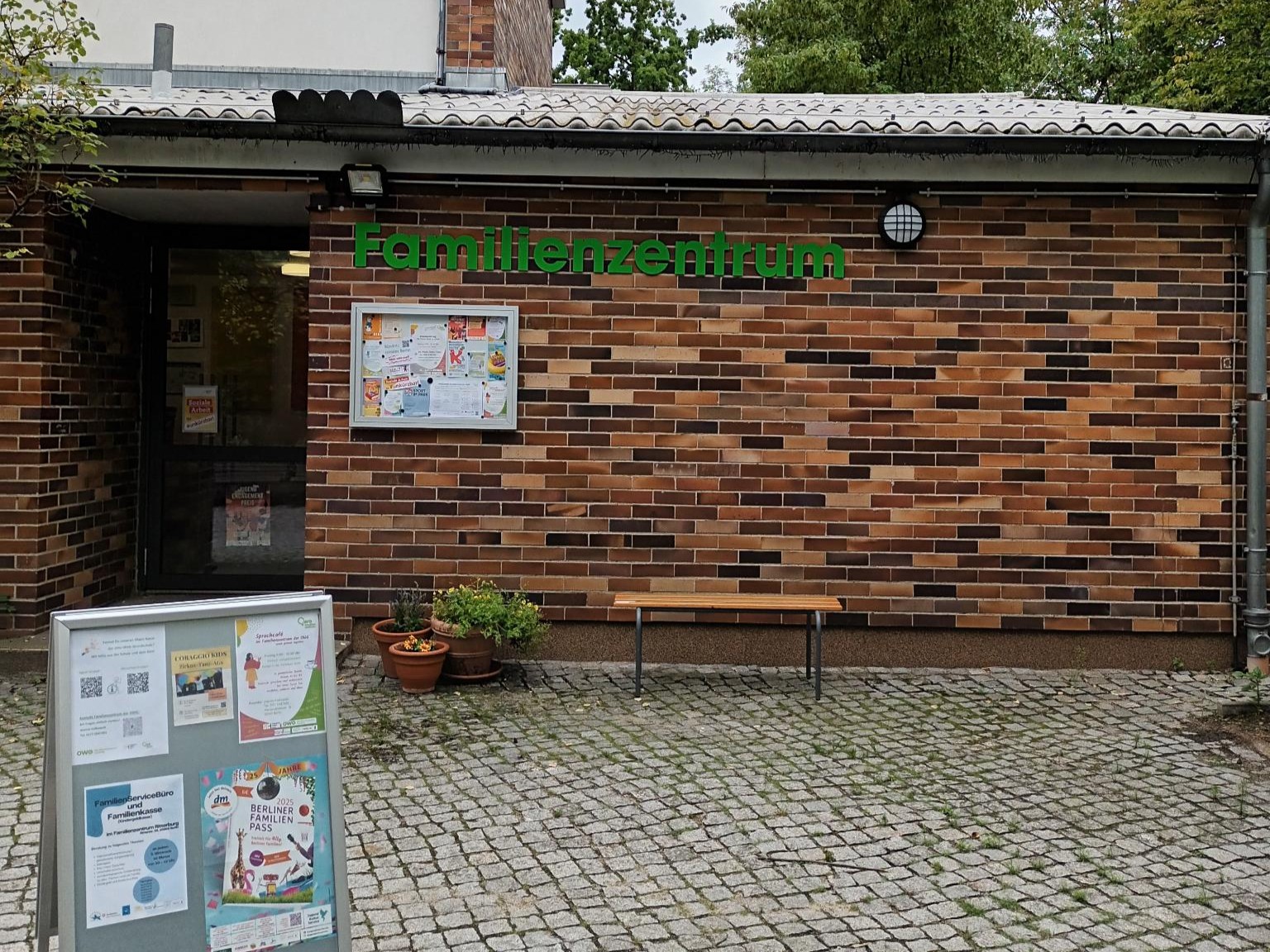 Familienzentrum in der Otto-Wels-Grundschule: Eingang