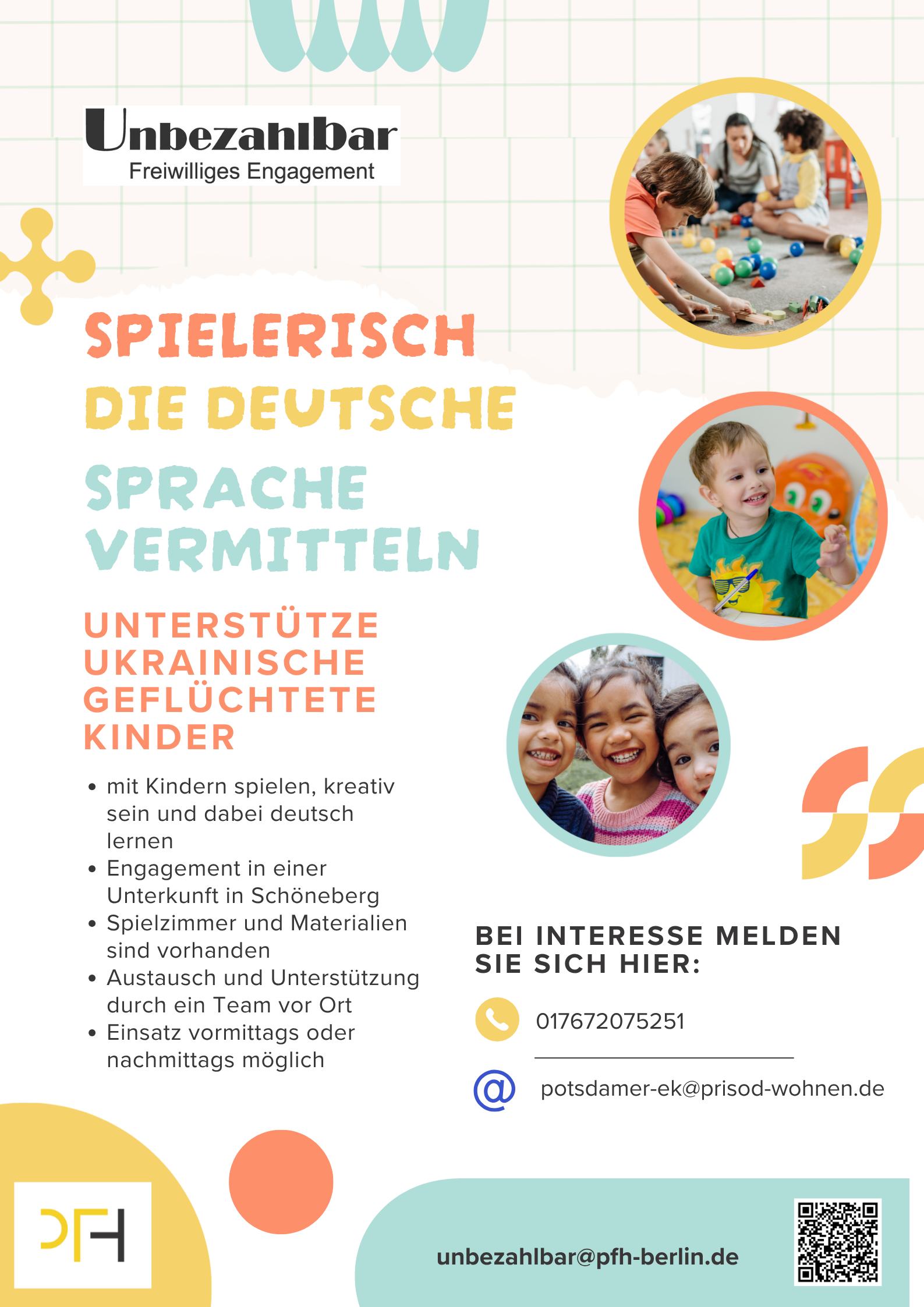 Engagement in einer GU für ukrainische Geflüchtete