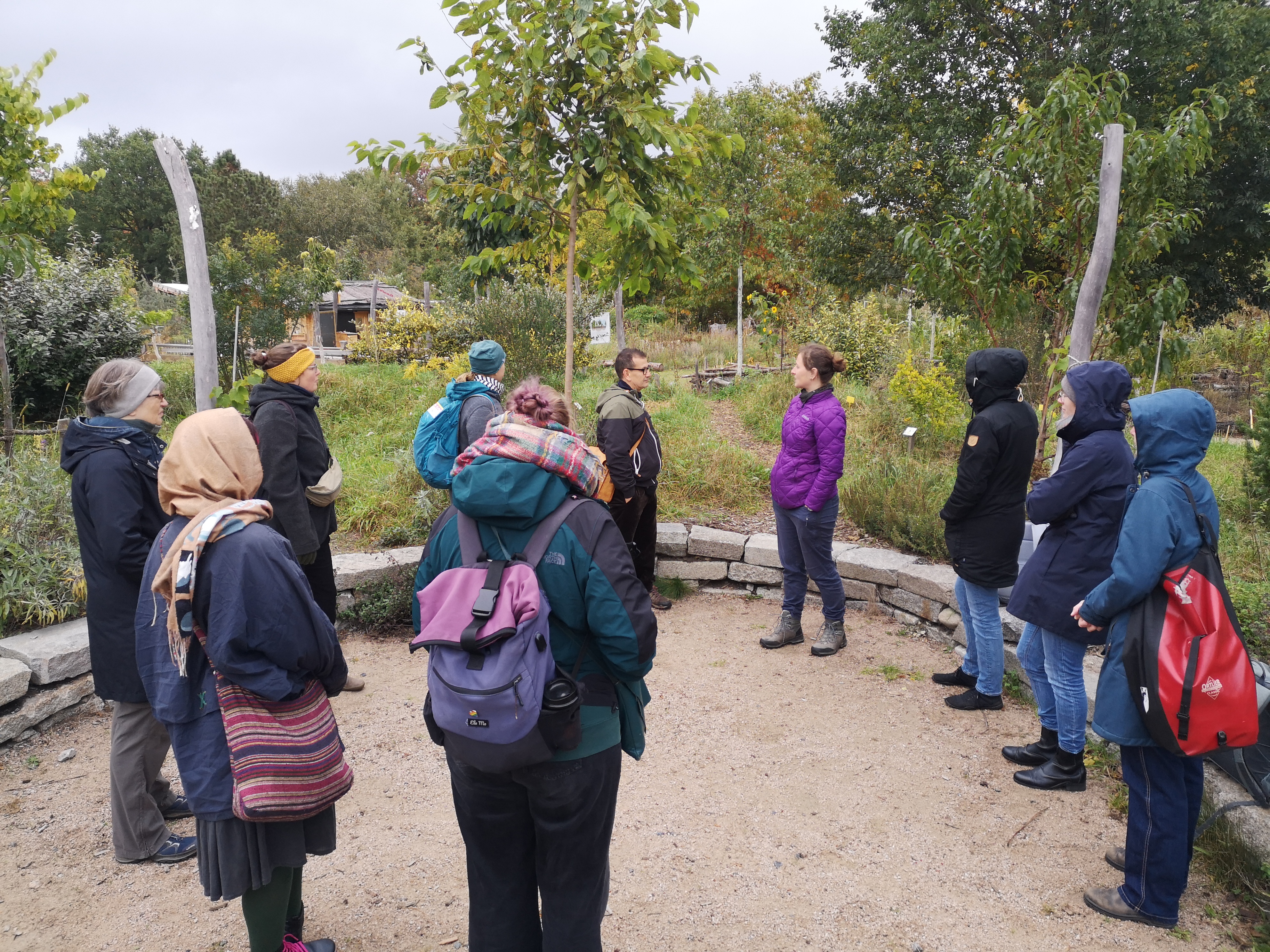 Community of Practice besucht den Waldgarten Berlin-Britz