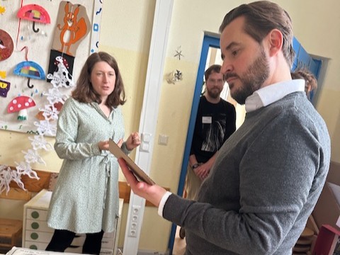 Kieztour mit Stadtrat für Jugend und Gesundheit, Simon Hertel