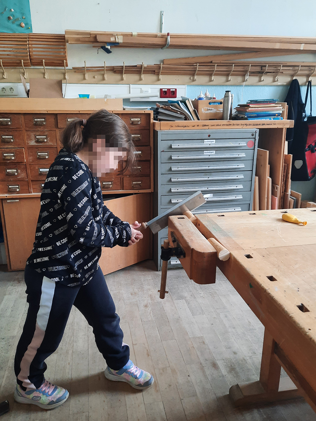 NWP Fichtelgebirge GS_Holzwerkstatt_Tabea Kuberski