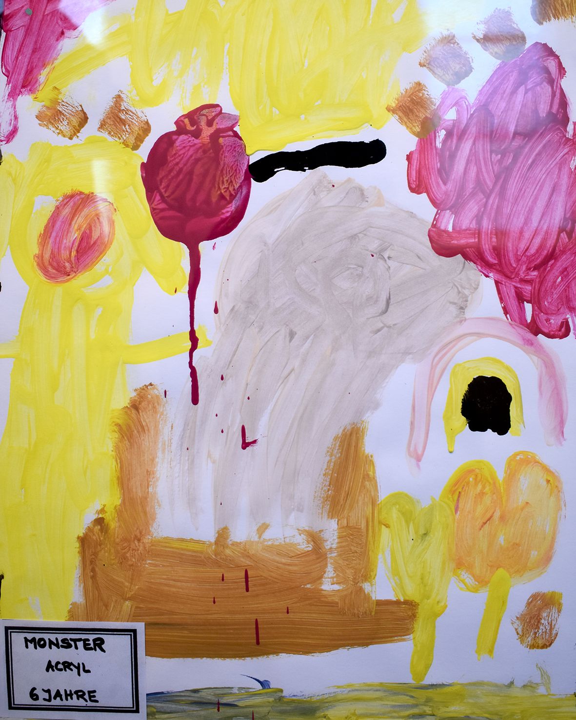 Ausstellung: MENSCHEREI MALEREI - Kunstwerke von Kita-Kindern