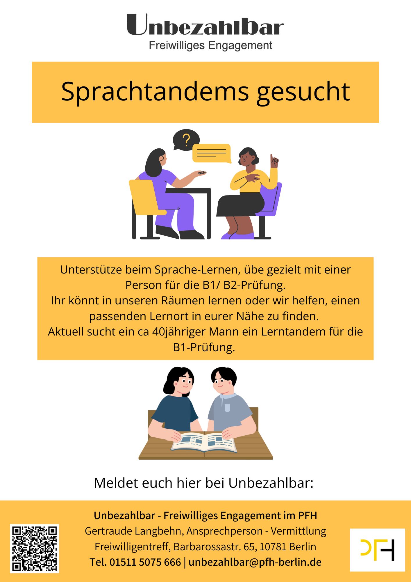 Sprachtandem gesucht