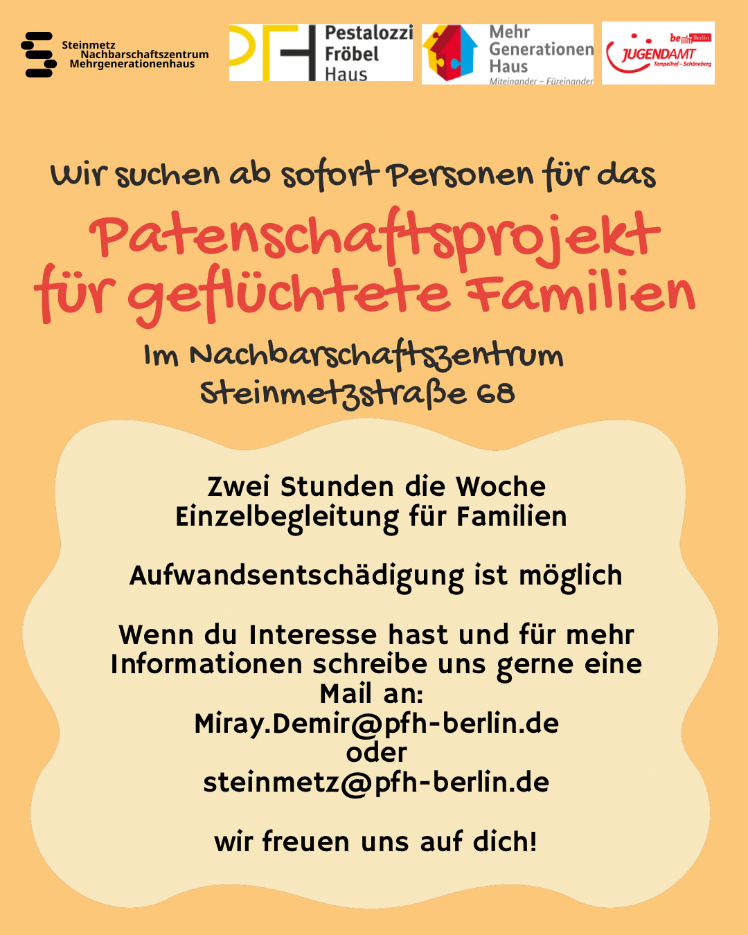 Patenschaftsprojekt Steinmetzstraße