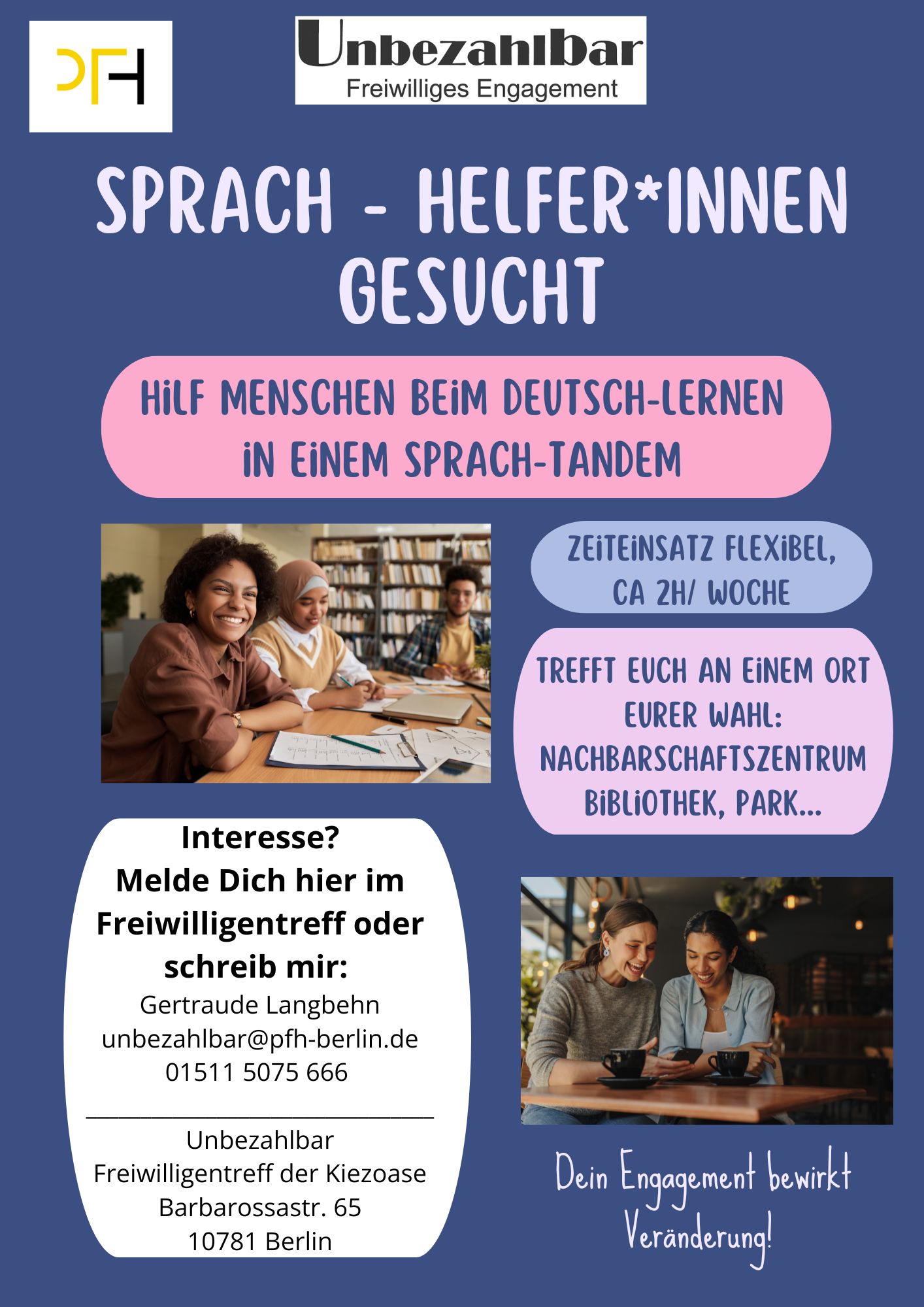 Werde Sprachhelferin