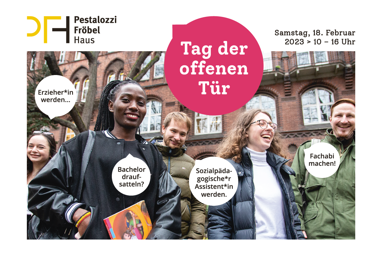 Erzieher*innenausbildung kombiniert mit einem Bachelor PestalozziFroebelHaus
