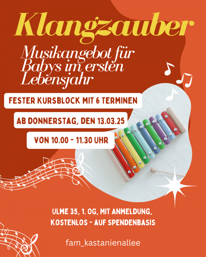 Klangzauber - Musikangebot Babys bis 12 Monate