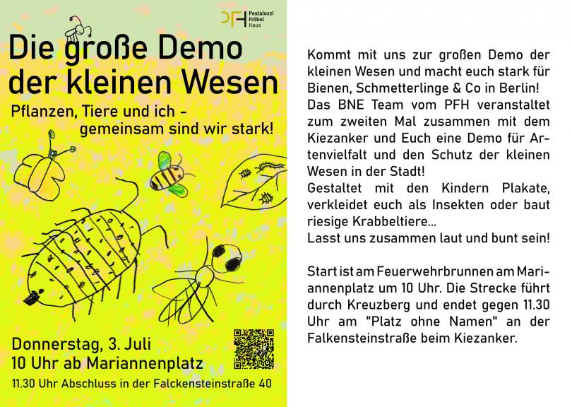 Die große Demo der kleinen Wesen, 3. Juli 2025