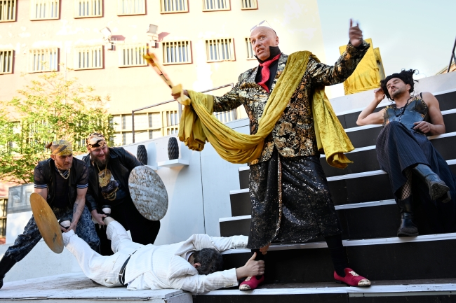 Auffuehrung des Gefaengnistheater aufBruch von Titus Andronicus