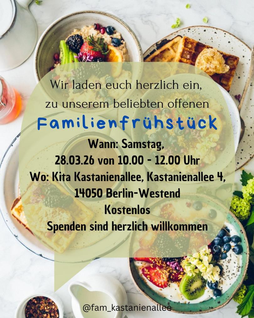 Familienfrühstück im Familienzentrum Kastanienallee