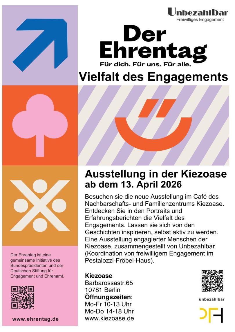 Ausstellung Vielfalt des Engagements
