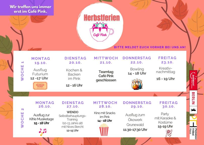 ferienprogramm Herbst