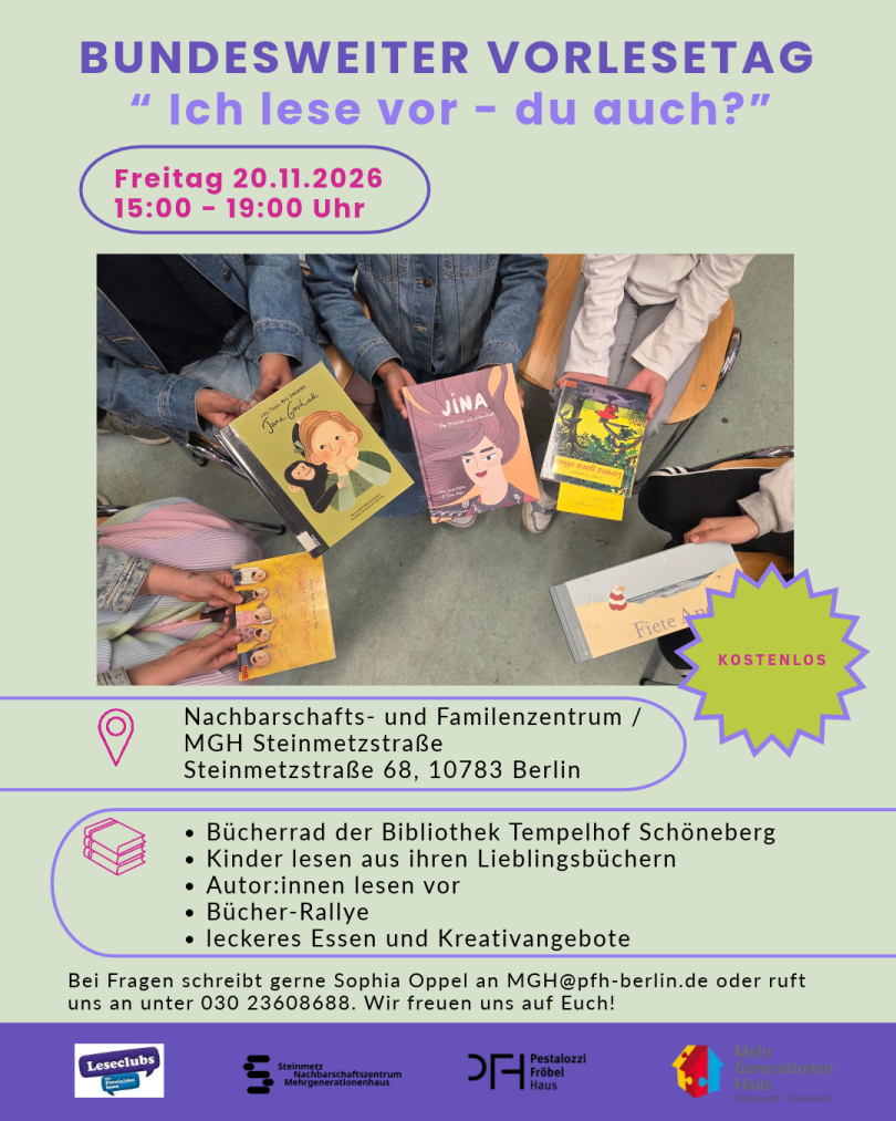 Plakat Vorlesetag