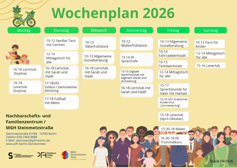 Wochenplan Steinmetz
