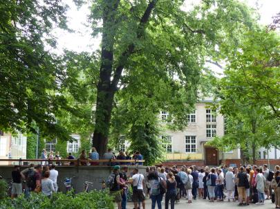 PFH-Tag 2019. Bei der jährlichen Weiterbildung für alle Mitarbeiter*innen des Pestalozzi-Fröbel-Hauses stand in diesem Jahr die Leitbildentwicklung im Mittelpunkt.