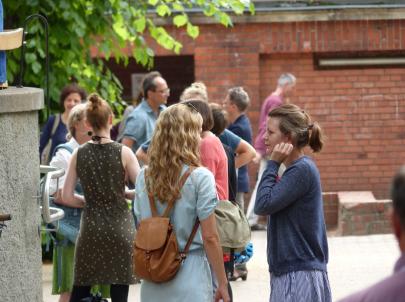 PFH-Tag 2019. Bei der jährlichen Weiterbildung für alle Mitarbeiter*innen des Pestalozzi-Fröbel-Hauses stand in diesem Jahr die Leitbildentwicklung im Mittelpunkt.