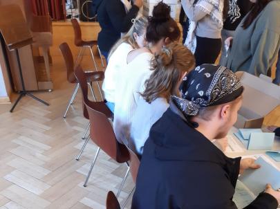 Andrang am Wählerverzeichnis