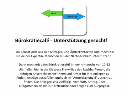 Unterstütze beim Ausfüllen von Behördenpost und Beantragungen