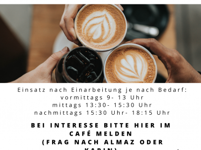 Springer im Nachbarschaftscafé gesucht