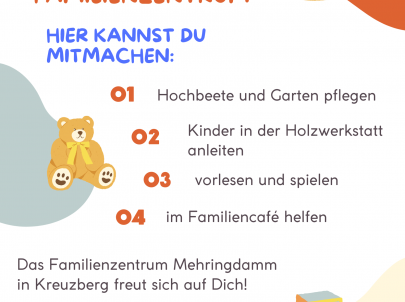Familienzentrum Mehringdamm sucht