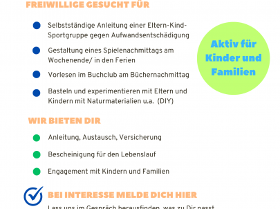 Familienzentrum Kastanienallee sucht