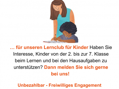 Lernpat*innen für den Lernclub in der Kurmark gesucht