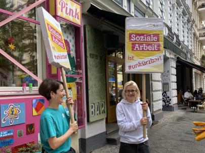 Tag der geschlossenen Tuer - Cafe Pink