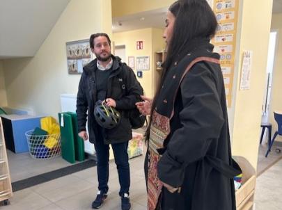 Kieztour mit Stadtrat für Jugend und Gesundheit, Simon Hertel