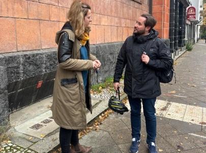 Kieztour mit Stadtrat für Jugend und Gesundheit, Simon Hertel