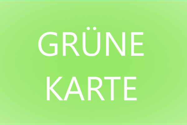 grüne karte